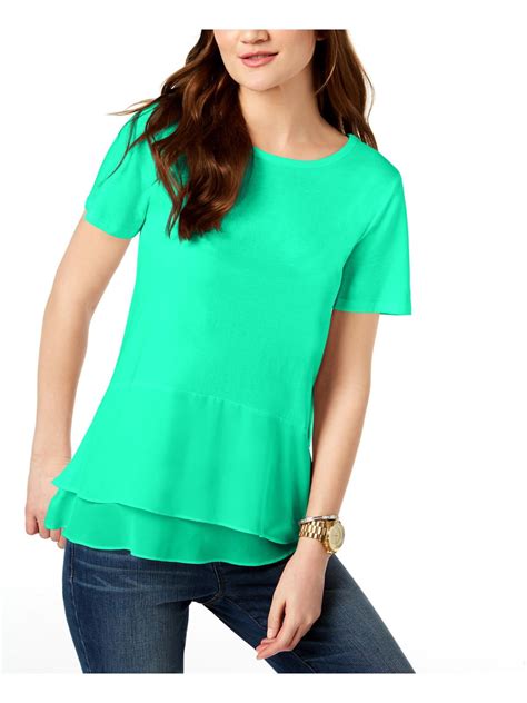 michael kors short sleeve tops